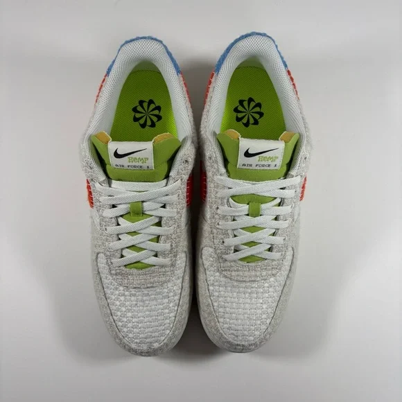 Men’s Nike Air Force 1 Low 07 Next Nature ‘Hemp’ Shoes Sneakers Size 11 Like New - Picture 3 of 5